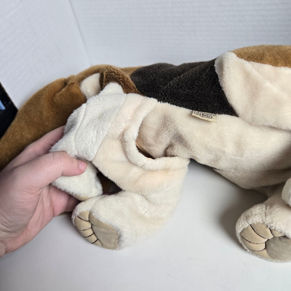 Folkmanis Basset Hound Puppy Dog Full Body Hand Puppet Soft Plush Toy 15" - Picture 7 of 9